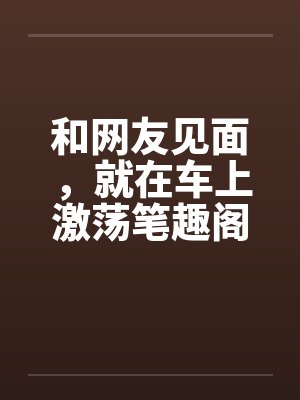 和网友见面,就在车上激荡笔趣阁无弹窗